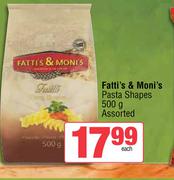 Fatti's & Moni's Pasta Shapes Assorted-500g