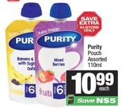 Purity Pouch Assorted-110ml Each