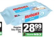 Huggies Baby Wipes-56s Per Pack