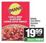 Imana Soya Mince Assorted-400g