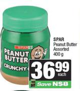 Spar Peanut Butter Assorted-400g Each