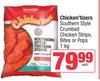Chicken Tizers Southern Style Crumbed Chicken Strips, Bites Or Pops-1Kg