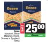 Eezee Macaroni,Elbow Macaroni,Penne,Screws Or Spaghetti-For 2 x 500g