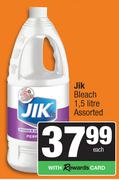 Jik Bleach Assorted-1.5Ltr