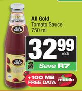 All Gold Tomato Sauce-750ml
