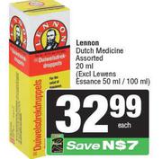 Lennon Dutch Medicine Assorted-20ml