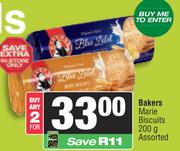 Bakers Marie Biscuits Assorted-For 2 x 200g