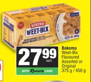 Bokomo Weet Bix Flavoured Or Original-375g/450g