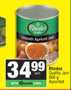 Rhodes Quality Jam Assorted-900g