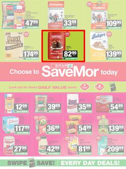 SPAR SaveMor Namibia : SaveMor Products Cost You Less (22 April - 10 May 2026), page 1