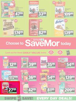 SPAR SaveMor Namibia : SaveMor Products Cost You Less (22 April - 10 May 2026), page 1