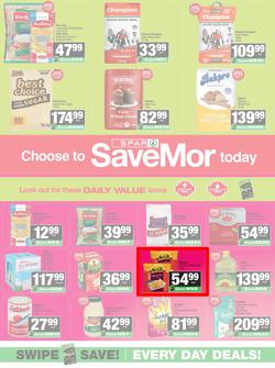 SPAR SaveMor Namibia : SaveMor Products Cost You Less (22 April - 10 May 2026), page 1