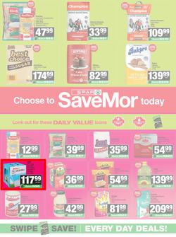 SPAR SaveMor Namibia : SaveMor Products Cost You Less (22 April - 10 May 2026), page 1