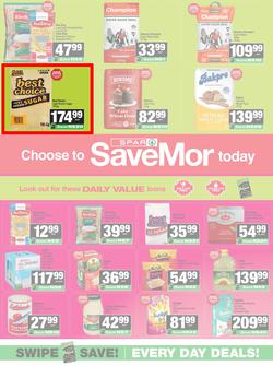 SPAR SaveMor Namibia : SaveMor Products Cost You Less (22 April - 10 May 2026), page 1