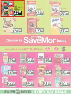 SPAR SaveMor Namibia : SaveMor Products Cost You Less (22 April - 10 May 2026), page 1