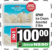 Spar Ice Cream Assorted-For 2 x 2L
