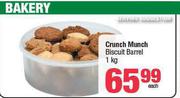 Crunch Munch Biscuit Barrel-1Kg