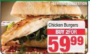 Chicken Burgers-For 2
