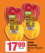 Spar Freshline Mixed Peppers-2 Per Pack