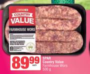 Spar Country Value Farmhouse Wors-500g 