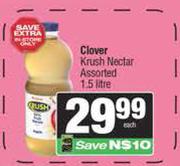 Clover Krush Nectar Assorted-1.5L