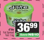 D'Lite Fat Spread Tub-1Kg