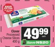 Clover Processed Cheese Slices-400g