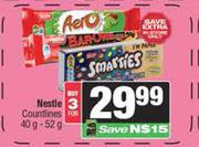 Nestle Countlines-For 3 x 40g-52g