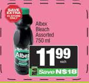 Albex Bleach Assorted-750ml