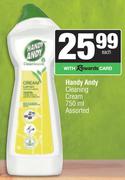 Handy Andy Cleaning Cream Assorted-750ml