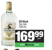 Old Buck Dry Gin-750ml