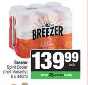 Breezer Spirit Cooler-6 x 440ml