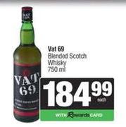 VAT 69 Blended Scotch Whisky-750ml