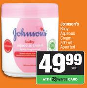 Johnson's Baby Aqueous Cream Assorted-500ml