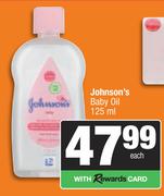 Johnson's Baby Oil-125ml