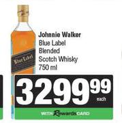 Johnnie Walker Blue Label Blended Scotch Whisky-750ml
