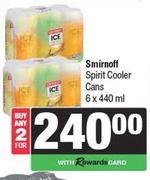 Smirnoff Spirit Cooler Cans-For 2 x 6 x 440ml