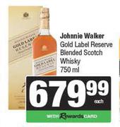 Johnnie Walker Gold Label Reserve Blended Scotch Whisky-750ml