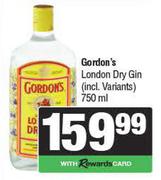 Gordon's London Dry Gin-750ml