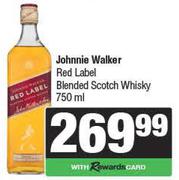 Johnnie Walker Red Label Blended Scotch Whisky-750ml