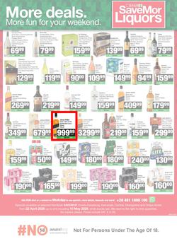 SPAR SaveMor Namibia : SaveMor Products Cost You Less (22 April - 10 May 2026), page 4