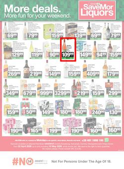 SPAR SaveMor Namibia : SaveMor Products Cost You Less (22 April - 10 May 2026), page 4