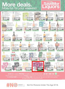 SPAR SaveMor Namibia : SaveMor Products Cost You Less (22 April - 10 May 2026), page 4