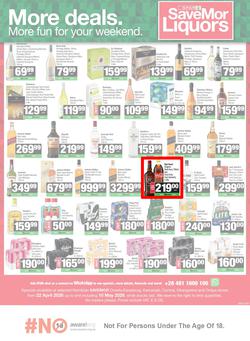 SPAR SaveMor Namibia : SaveMor Products Cost You Less (22 April - 10 May 2026), page 4