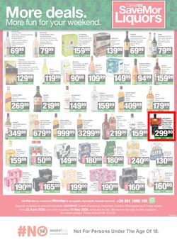 SPAR SaveMor Namibia : SaveMor Products Cost You Less (22 April - 10 May 2026), page 4