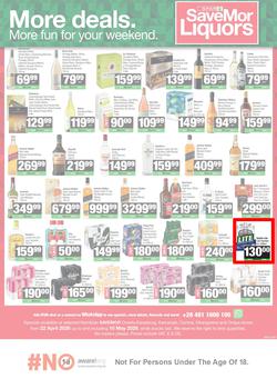 SPAR SaveMor Namibia : SaveMor Products Cost You Less (22 April - 10 May 2026), page 4