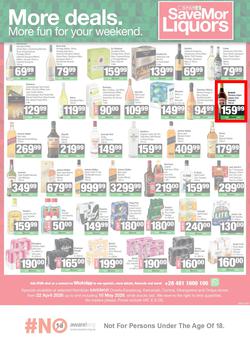 SPAR SaveMor Namibia : SaveMor Products Cost You Less (22 April - 10 May 2026), page 4