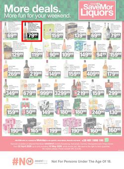 SPAR SaveMor Namibia : SaveMor Products Cost You Less (22 April - 10 May 2026), page 4