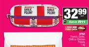 Spar French, Garlic, Chilli Or Chicken Polony-1Kg