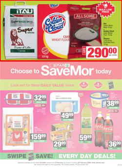 SPAR Eastern Cape SaveMor : Choose To Savemor Today (09 February - 22 February 2026), page 1
